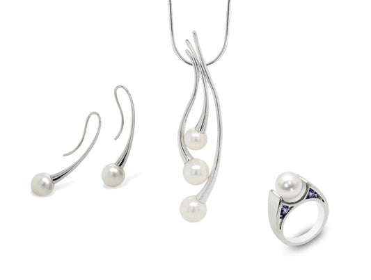 Set 560 Pearls & Tanzanite - Joryel Vera Jewelry