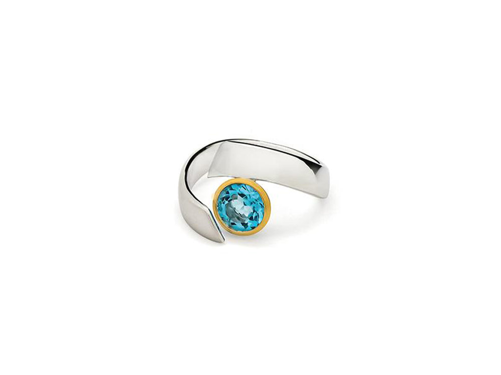 R6980 BRILLIANT FACETED GEMSTONE  RING - Joryel Vera Jewelry